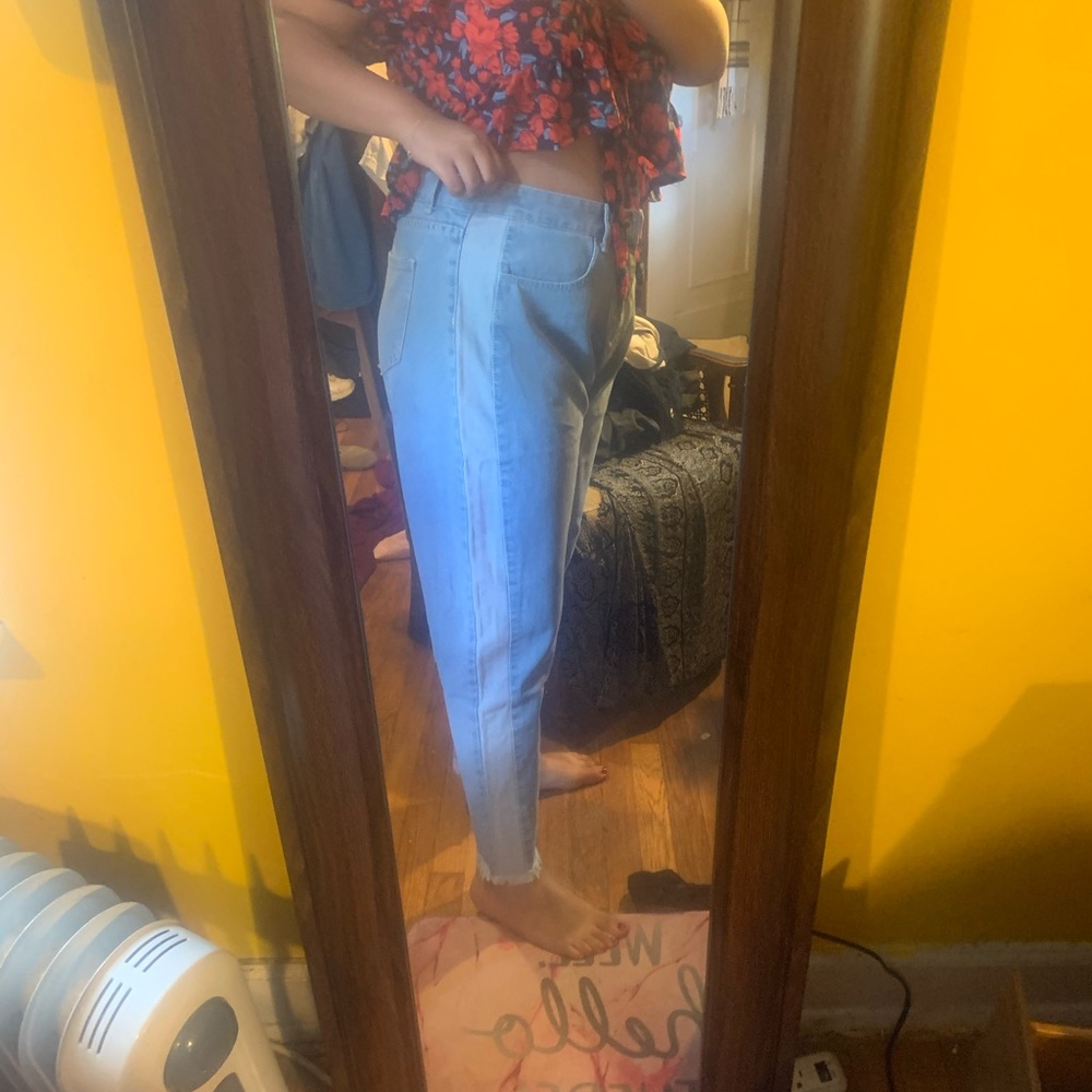 Two tone pants